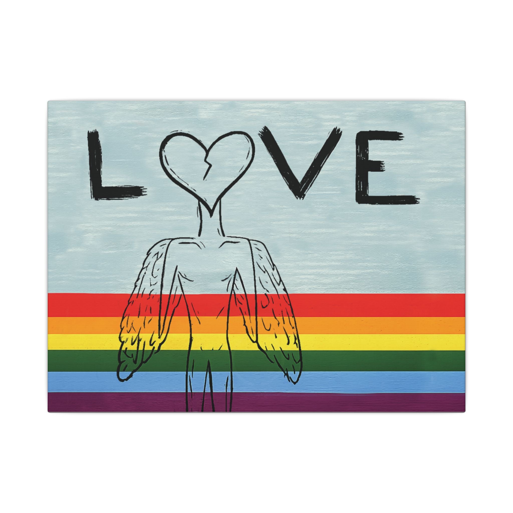Pride LOVE — Canvas