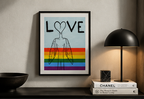 Pride LOVE — Fine Art Giclée Poster | 8 × 10"